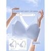 Summer Ultra-Thin Ice Silk Cool Quick-Dry Underwear for Women, Small Chest Gathering Sports Seamless Vest-Style Bra, One-Piece Design