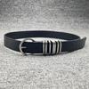 Hip Hop West Cowboy Waist Belt Metal Buckle Women Waistband Personality PU Leather Belt  Women