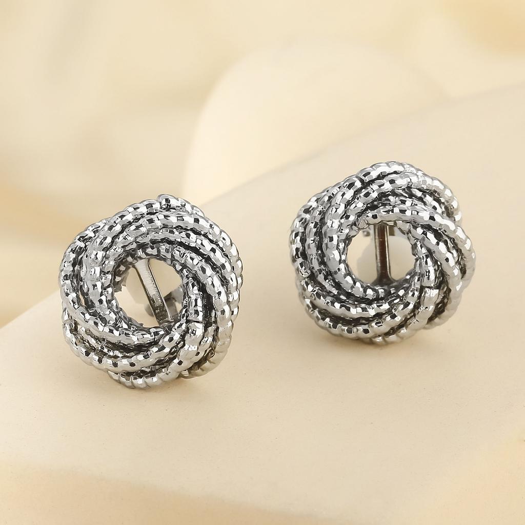 Promotional Personalized Earrings, Fashionable And Simple Winding And Knotting, No Ear Piercings, Alloy Ear Clips