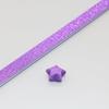 Shiny Lucky Star Paper Folding Strips DIY Origami Arts Crafting for 100pcs/set Party Decoration