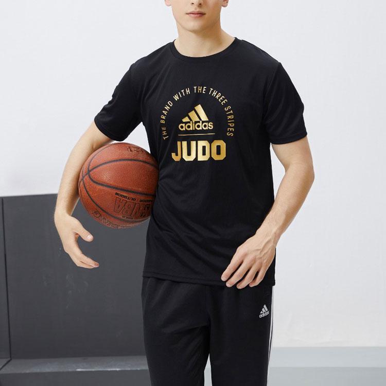 Adidas T Shirt Unisex Black Gold adiCLTS21J-BG