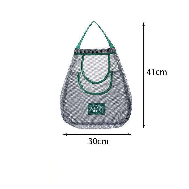 Главная Сумка для сортировки всякой всячины Подвесной мешок для фруктов и овощей Кухонная настенная сетчатая сумка для чеснока Сумка для хранения лука и имбиря L 534₽