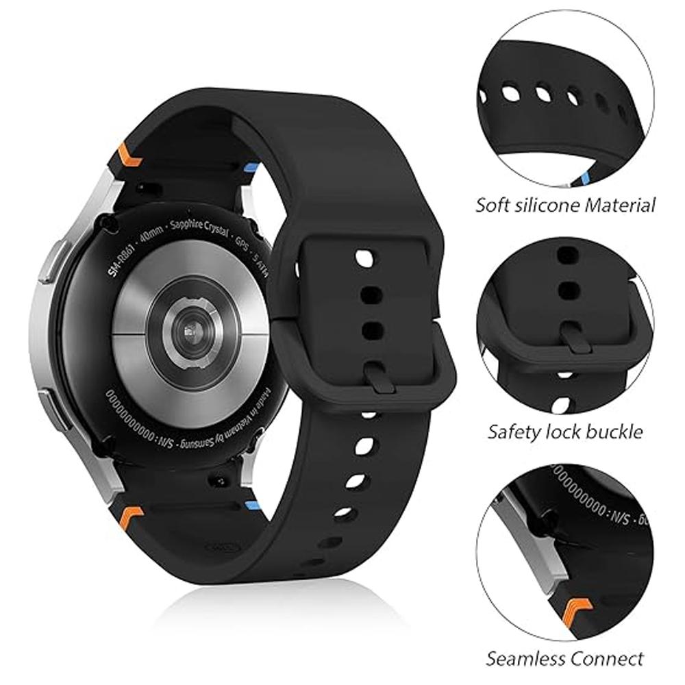 2 Pack Straps for Samsung Galaxy Watch 7 44mm 40mm FE/4/6 Classic/5 Pro Wristband Blet Sport Bracelet correa Galaxy Watch 7 Band