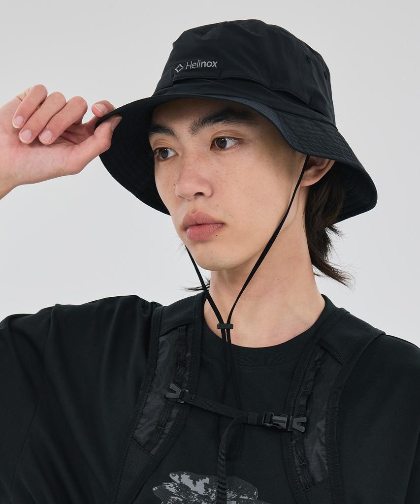 Hellinogseuweeo Sunshade Packable Bucket Hat_Black