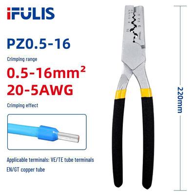 PZ0.5-16 Pince à sertir allemande pour tubes en cuivre pour électriciens (Terminal VE à pression à froid)