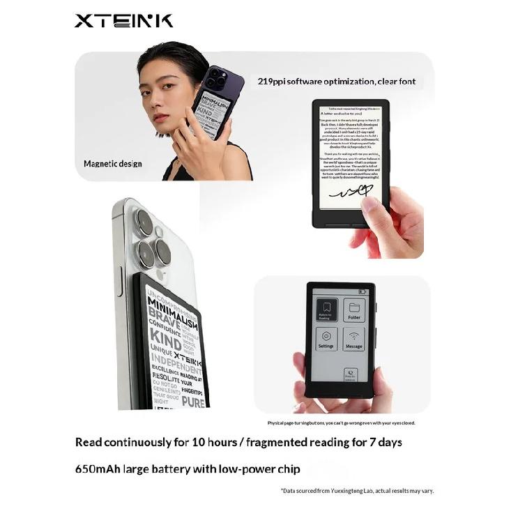 Per Xteink X4 Lettore E Ink Carta Elettronica Lettore Ebook Magnetico Ultra Sottile Portatile Mini Tascabile Per Lettura all'Aperto in Viaggio 88