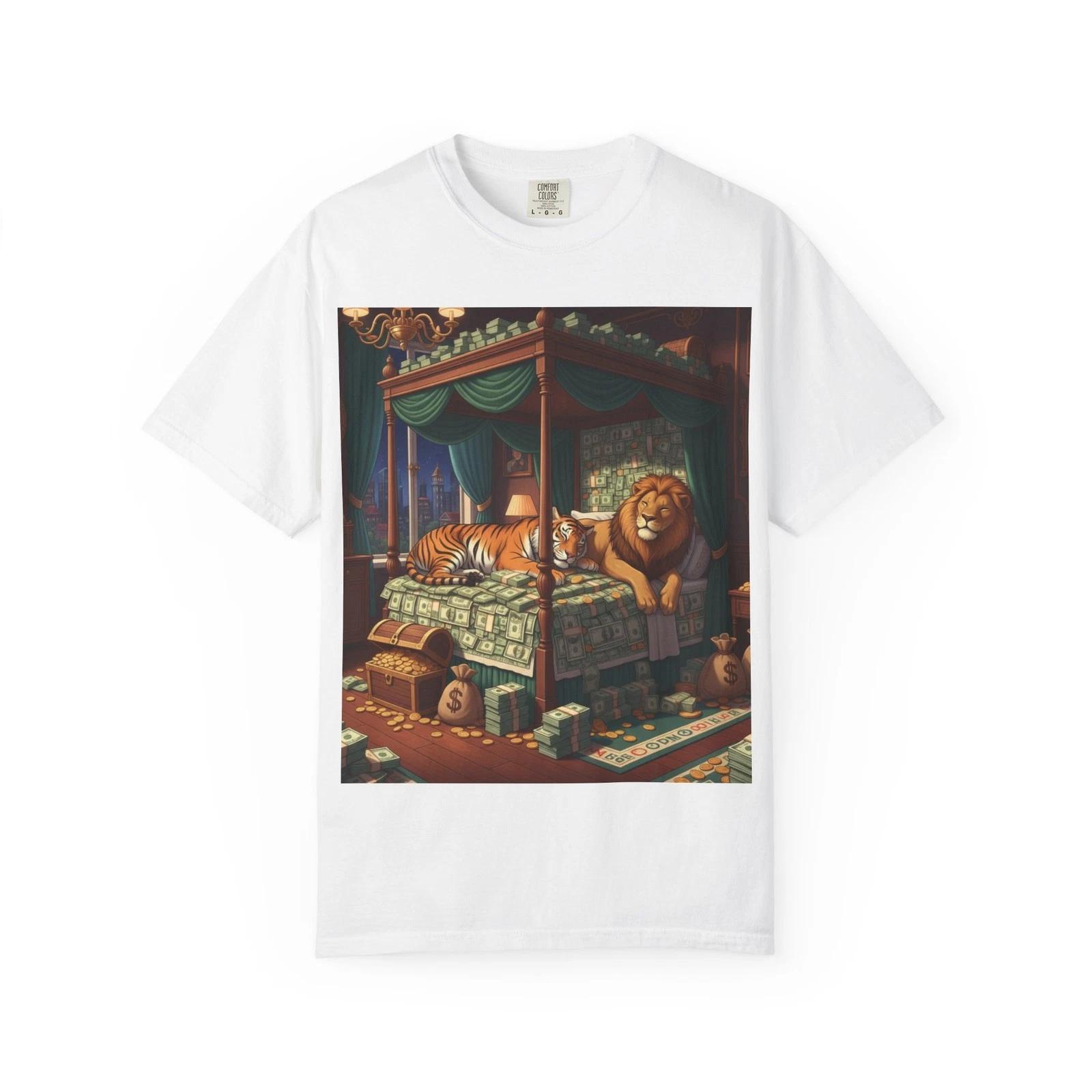 Luxurious Lion-Themed Unisex T-Shirt - Perfect for Animal Lovers, Gifts, [...] 4XL