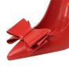 New Woman Yellow Blue Pink Sexy High Heels Pumps Butterfly Knots Party Shoes Female Escarpins Talons Stiletto Wedding Pumps
