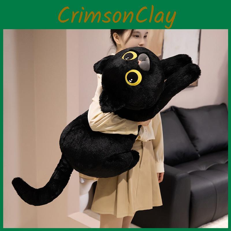 Cat Cartoon Plush Animal Doll Pillow Bed Support Cushion For Home And Use Couch