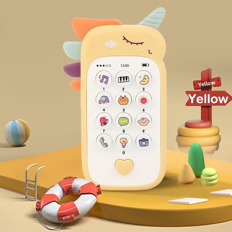 Baby Mobile Phone Toy With Abs Material And Interactive Music For Early Education And Parent Child Play