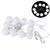 USB-Enabled LED Beauty Mirror Bulb with Three-Color Dimming