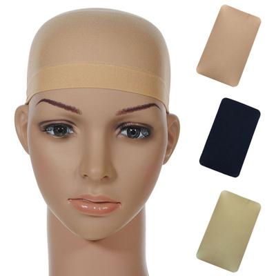 2 ks Jednobarevné elastické paruky Síťovina Klobouky Síťky Čepice Čepice Vlasy Nylon Streč