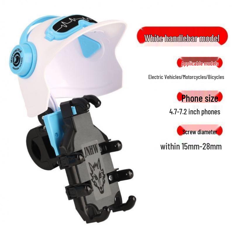Shockproof Mobile Phone Mount for Motorcycles/Bicycles - Anti-Drop Octopus Bracket for Riders