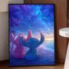 Disney Diamond Painting 5D DIY Stitch Angel Diamond Painting Art Diamond Painting Kit Adult/Beginner Gift Idea Creative Home Decor