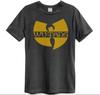 Amplified T-Shirt Wutang Clan Logo Anthrazitgrau Mit Gelbem Druck Neu