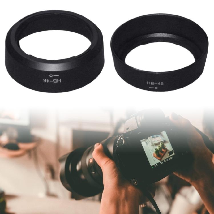 HB46 Reversible Lens Shade for f/1.8G Camera Systems Reduces Chromatic Aberrations and Provides Physical Protections