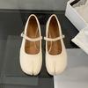 Fashion 2025 New Fashion Buckle Strap Women Mary Janes Lolita Flats Shoes Female Strange Toe Footwear Shallow Ladies Flats With Shoes