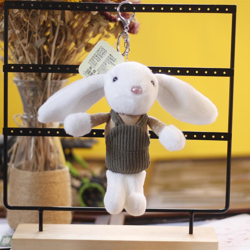 

Милый брелок с длинноухим кроликом, плюшевый кролик, кулон, тряпичная кукла, кукольный букет, подарочная коробка, подарочный пакет, подвесное украшение для женщин 15cm