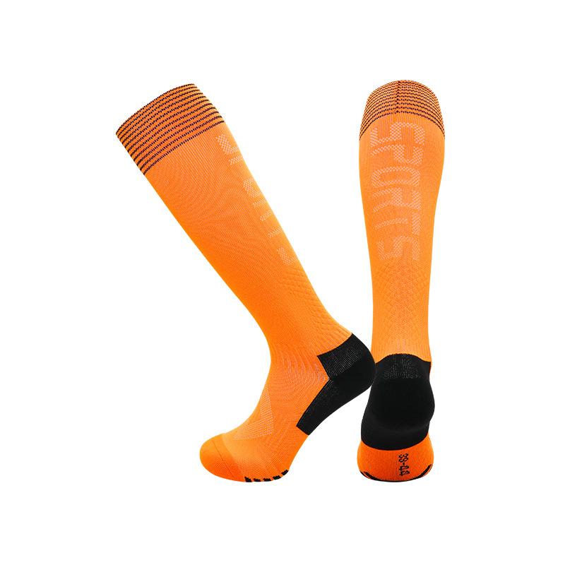 Autumn And Winter Thin Sports Long Socks White Non-Slip Stockings Towel Bottom Breathable Full Rubber Band Football Socks Men