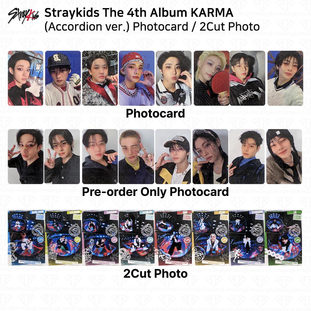 Stray Kids 4. Album Karma wersja Akordeon Oficjalna Fotokarta