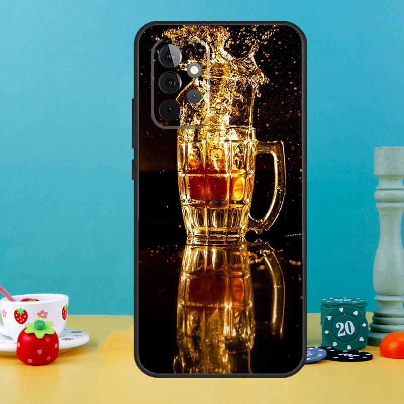 Beers Alcohol Summer Bubble Case For Samsung Galaxy A15 A16 A05 A26 A36 A56 A52 A53 A33 A13 A34 A54 A14 A35 A55 A22 A32