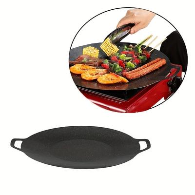 Grill Pan Barbecue Pan Pork Belly Non-stick Cooker Maifan Stone Induction Cooker Gas Barbecue Tray Roast Plate