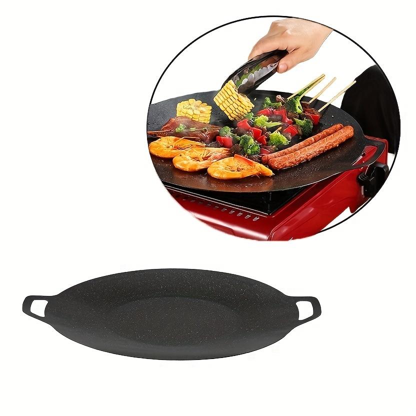 Grill Pan Barbecue Pan Pork Belly Non-stick Cooker Maifan Stone Induction Cooker Gas Barbecue Tray Roast Plate