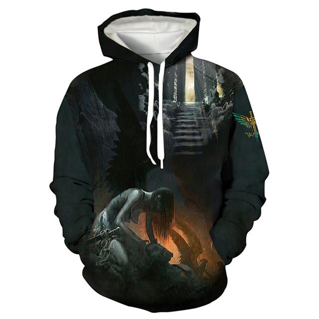 

Толстовка Templar Crusader Cool Style Pattern Vintage Print Чоловічий бавовняний одяг з довгими рукавами S-3XL Новий стиль 5XL