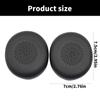1Pair Ear Pad Replacement Protein Leather Earpads Ear Cushions Sponges Cover Earmuffs for Jabra Evolve2 75 Headphones