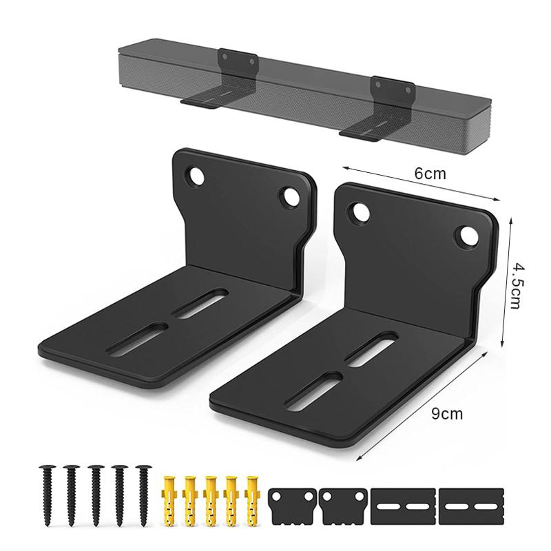 Sound Bar Mounts Wall Brackets - Easy To Install Anti-Drop Wall Shelf Holder Universal Soundbar Speaker Mounting Bracket