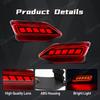 LED Rear Bumper Reflector Lights For Toyota RAV4 2013 2014 2015 Running Brake Lamp Dynamic Flowing Turn Signal Car Accessories