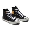 Converse Chuck Taylor All Star Timeless Graphic Hi Black Yellow Women's A02885C