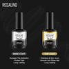 ROSALIND 15ml Gel-Nagellack-Set, Basis- und Decklack, benötigt LED-Lampe