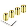 4Pcs/Set HAUSNN Anti-Theft Tire Valve Stem Caps for Car Trucks Motorcycles Valve Stem Cap Dustproof Seal Lock Tight Fit