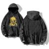 Manga The Seven Deadly Sins Graphic Hoodies Meliodas Vintage Washed Oversized Sweatshirt Long Sleeves Cotton Men Women Clothing