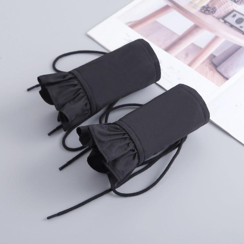 Gerüschte Ärmel Abnehmbarer Kragen Elegante Manschetten Dekorative Halsbekleidung für Damen Alltagskleidung und besondere Anlässe