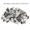100Pcs Tactile Push Button Switch, SMD DIP 2 Pin Micro Momentary Tact Switch, 3mm x 6mm x 2.5mm for Phone GPS MP3 MP4 DIY Electronic