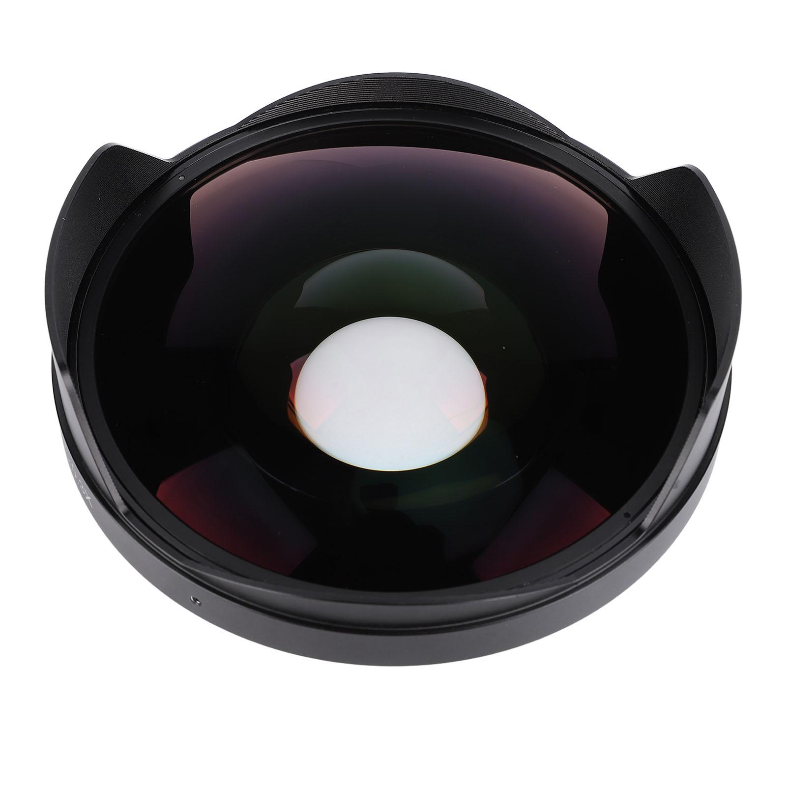 

Объектив «рыбий глаз» 0,3X с резьбовым креплением 72 мм, большая глубина резкости, широкоугольный объектив «рыбий глаз» с блендой для