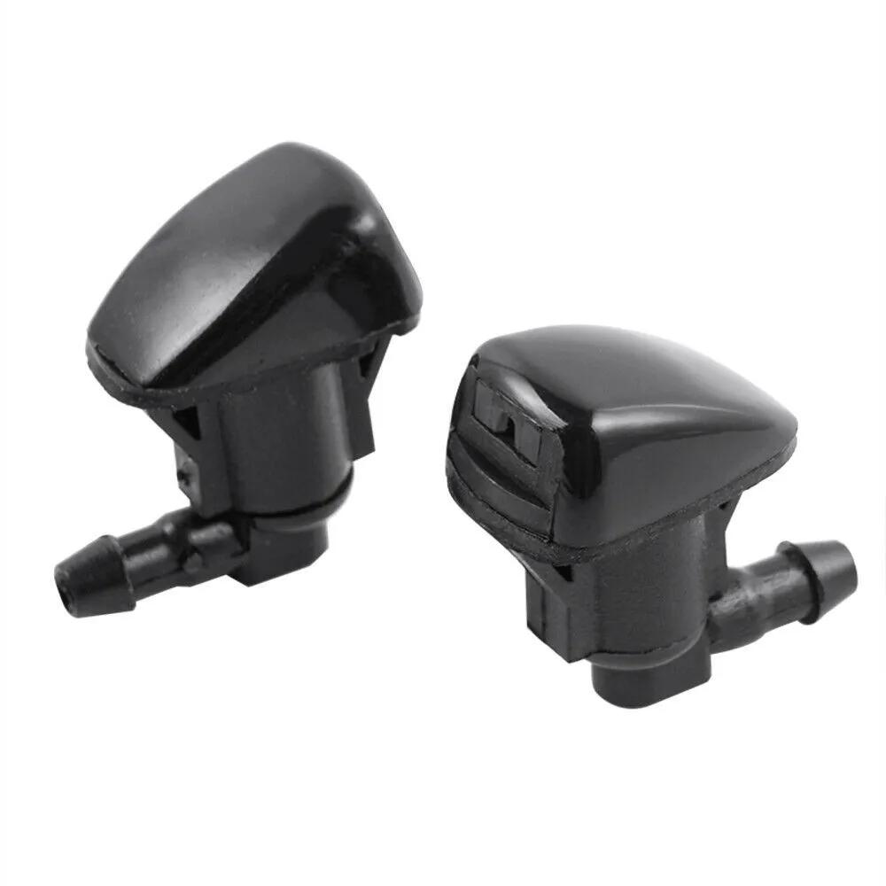 2 Pcs Universal Car Front Windscreen Washer Nozzle Wiper Spray Jet For Jeep Grand Cherokee 2011-2021