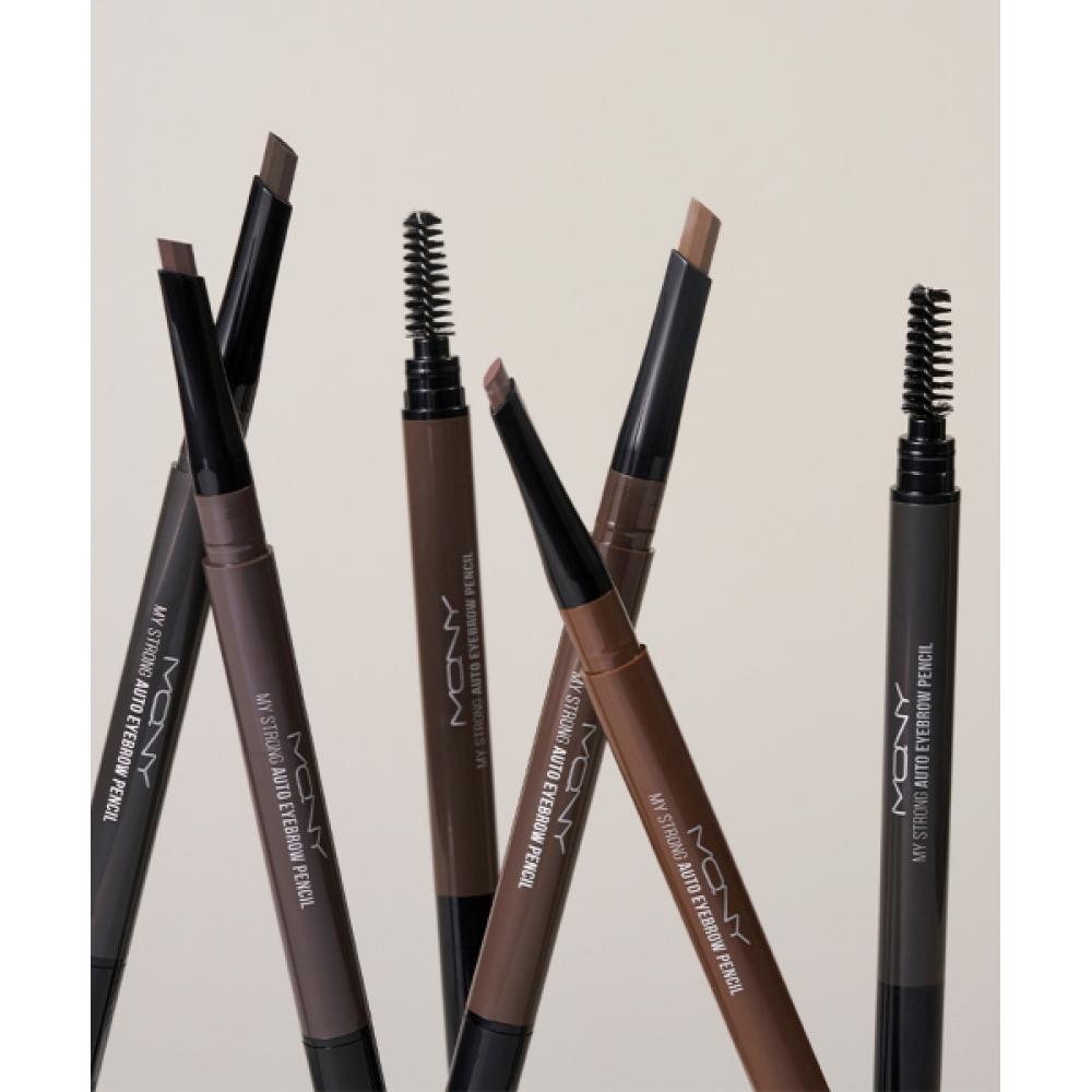 

Mqny Hexagon AuTo Brow 4 Colors Natural eyeBrow Pencil Easy To Cut Soft eyeBrow WALNUT BROWN