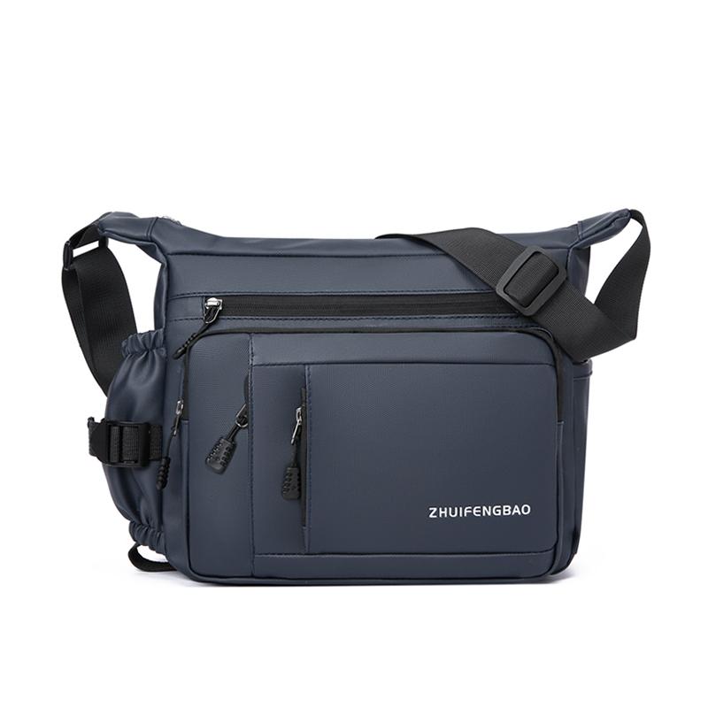 Vintage Style Men Bag High Quality Nylon Crossbody Bags Hobos Bag With Bottle Pocket Fashion Casual Men's Shoulder Bag Presents