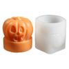 Pumpkin Silicone Candle Mold Halloween Pumpkin Crafts Plaster Resin Cement Mold Handmade Chocolate Cake Decoration Baking Tools