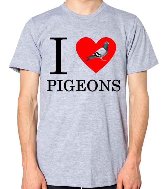 I Love Pigeons T-Shirt S разноцветный
