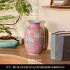Chinese Blue and White Porcelain Ceramic Vase Colored Handmade Rose Ceramic Jar Flower Vase Flowerpot Home Decoration