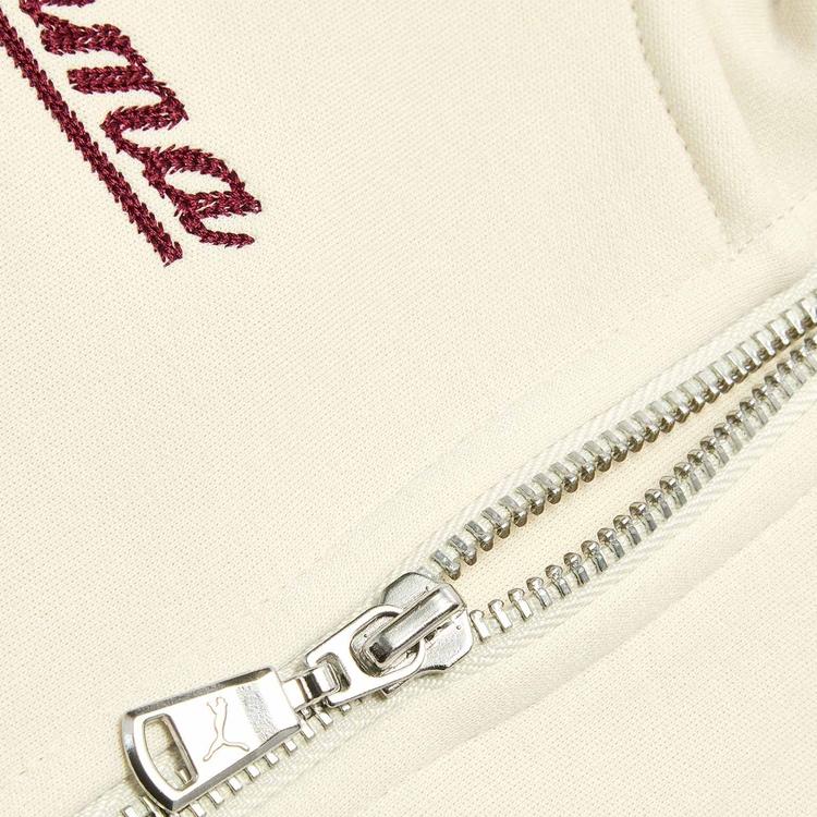 Puma Retro Tape Fz Brand Logo Loose Sports Zip Hoodie Women Jackets 636317-87