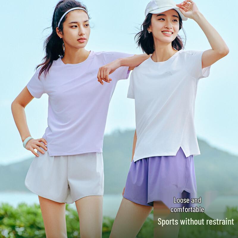 Anta Women's Cooling Two-Piece Running Shorts