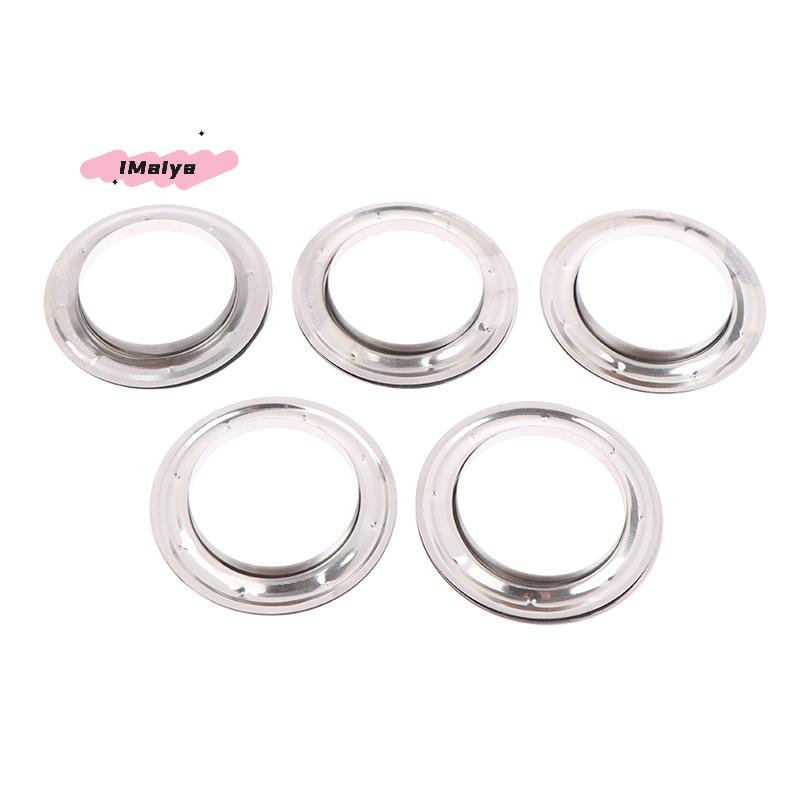 10/30/60 Pairs Silvery Metal Eyelet Curtain Rings Grommet Top Header Accessories for Easy Assembly with Press