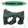 Aquariums Decorations Rockery Landscaping Resin Figurine Fishtanks Landscape Rockery Shelter Succulent Plant Ornaments