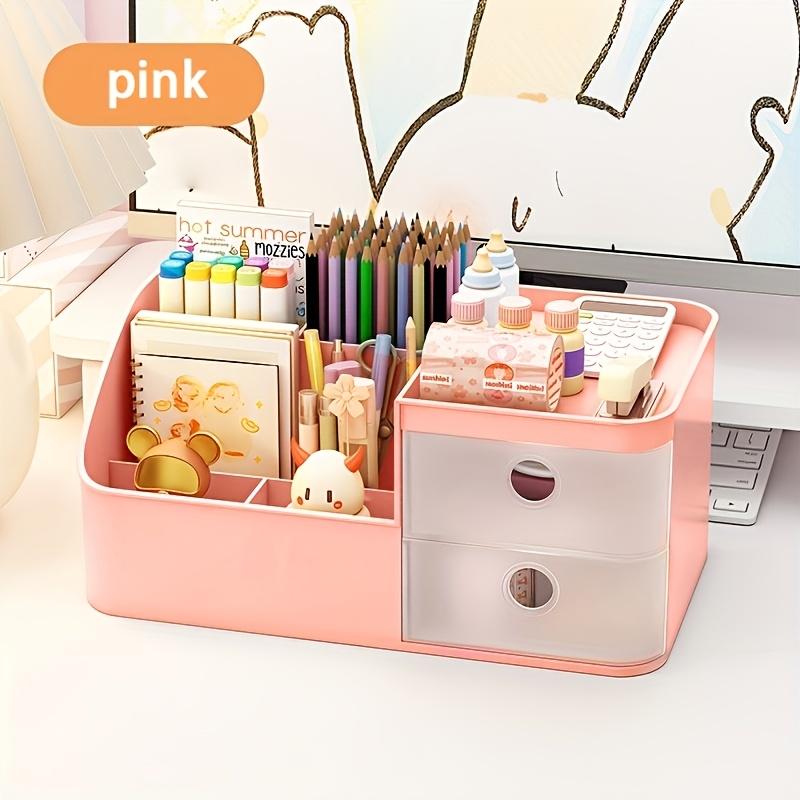 Household Storage Essential Large Capacity Pen Holder Space Saving Desktop Organizer For Office Desk And Drawer Daily Storage