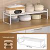 Retractable Layered Storage Shelf - Nail-Free Iron Organizer for Dorms